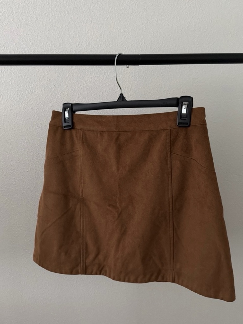Abercrombie & Fitch Brown Suede Mini Skirt